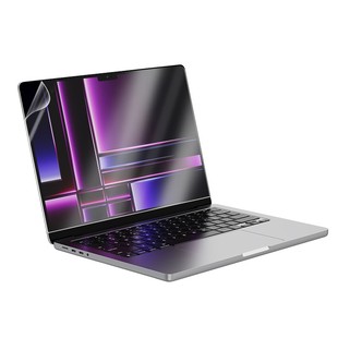 【新创纳米吸附】适用苹果macbookpro屏幕膜14/16寸air15m3笔记本电脑保护air13.3英寸高清13.6M2贴膜防反光
