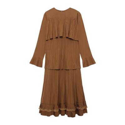 RAYBEAMS宽松长袖连衣裙