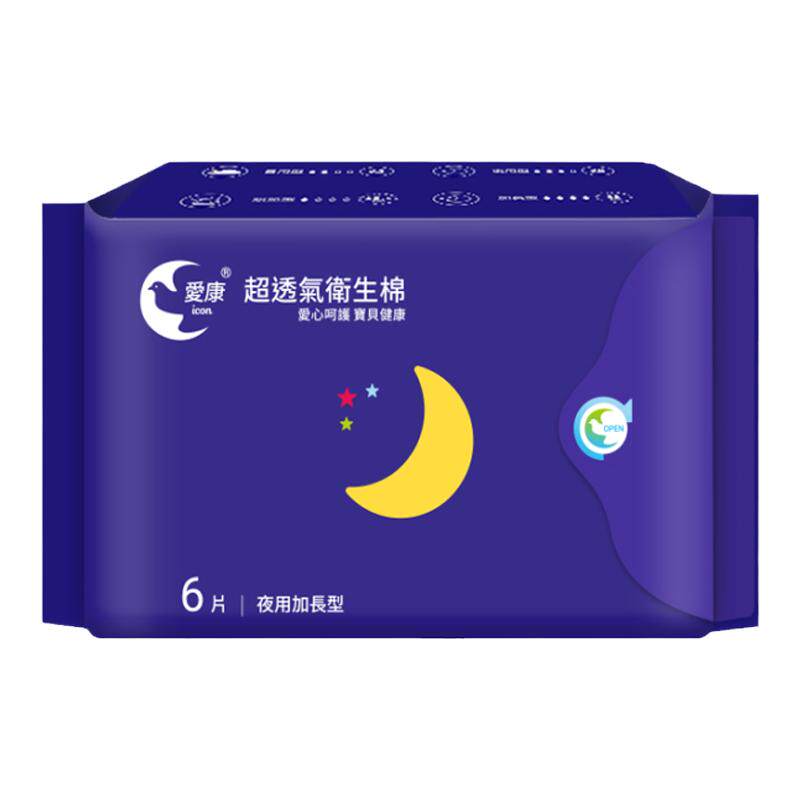 台湾爱康日夜液体整箱批卫生巾