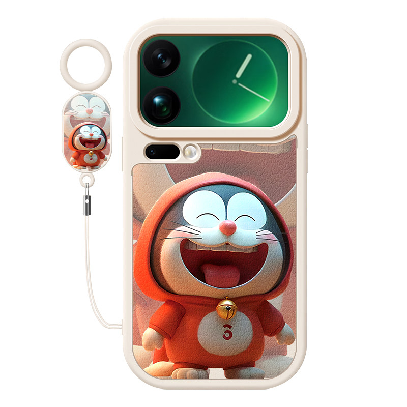 适用小米18ProMax手机壳新款小米18Pro小羊皮硅胶保护套xiaomi镜头全包防摔磨砂软壳男女生网红卡通时尚哆啦
