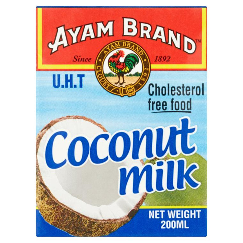 AYAM BRAND COCONUT MILK马来西亚进口雄鸡标特浓椰浆烘焙淡椰奶