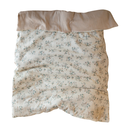 婴儿纯棉a类纱布被套幼儿园被罩