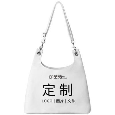 印艺苑联名茶茶国风艺术绿色通勤大容量设计感小众单肩托特帆布包