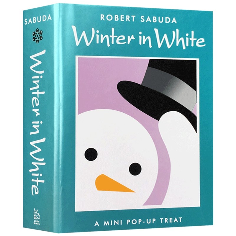 白色的冬天 精装立体书 英文原版绘本 Winter in White a pop up book 儿童英语学习玩具游戏书 英文版进口原版书籍 Robert Sabuda