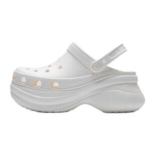 【自营】Crocs卡骆驰洞洞鞋女鞋复古闪耀Clog BAE透气厚底凉鞋