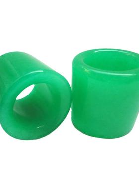 手工雕天然马来玉仿古扳指