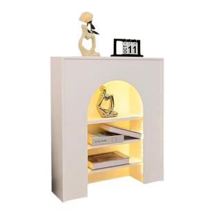 法式民宿壁炉装饰柜简约现代小户型客厅玄关柜子直播间摆件展示柜