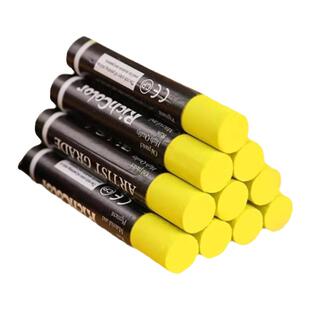 画儿彩重彩油画棒儿童安全软性单色泡沫箱记号油化棒绘画笔六支装