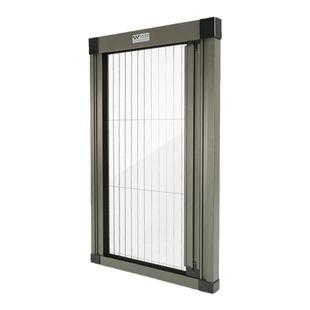 B款青木韦柏防蚊隐形高透纱窗铝合金门窗纱门内倒封阳台折叠家用