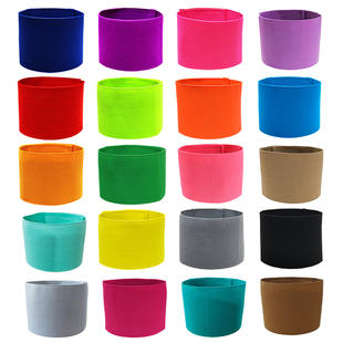 定制印彩色袖章 足球比赛队长袖标臂章弹力带粘贴反光 滑雪袖标