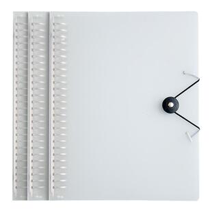 活页壳A4/B5/A5塑料可拆卸外壳单卖透明磨砂圈环8孔大容量活页本替芯26孔高中生专用活页文件夹封皮笔记本子