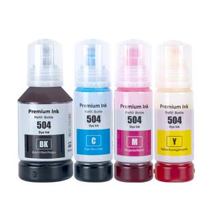 近墨者适用爱普生504墨水EPSON L4150 L4160 L4260 L6161 L6171 L6191 L6270 L14150打印机墨水504连供填充水