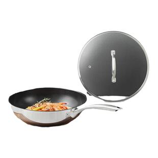 德世朗德诺中式不粘炒锅 轻油少烟 易清洗 电磁炉燃气灶通用炒锅