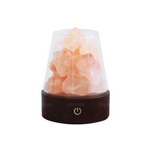 巴基斯坦天然水晶盐灯台灯香薰摆件充电款卧室睡眠小夜灯生日礼物