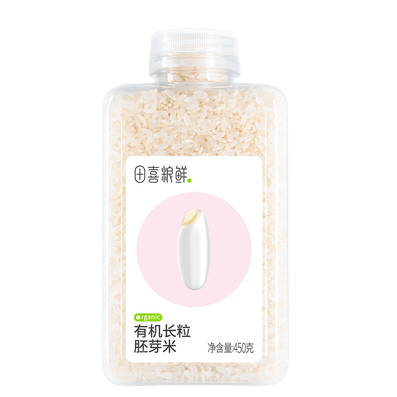 田喜粮鲜有机长粒胚芽米一年一季辅食基底煮软烂粥满159赠辅食面