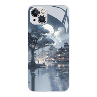 古风山水适用小米手机壳