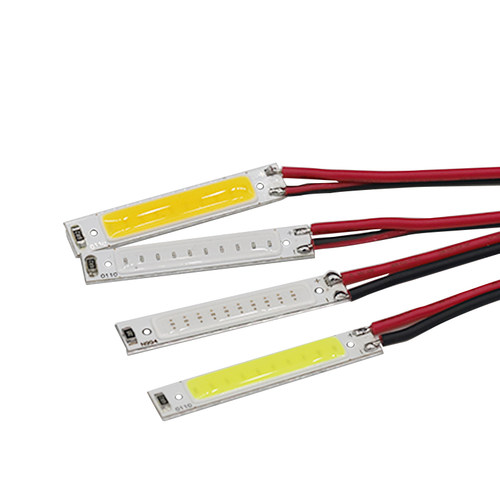 带线12v灯珠3.7vled灯板电池usb细长条5v充电宝cob光源led硬灯条