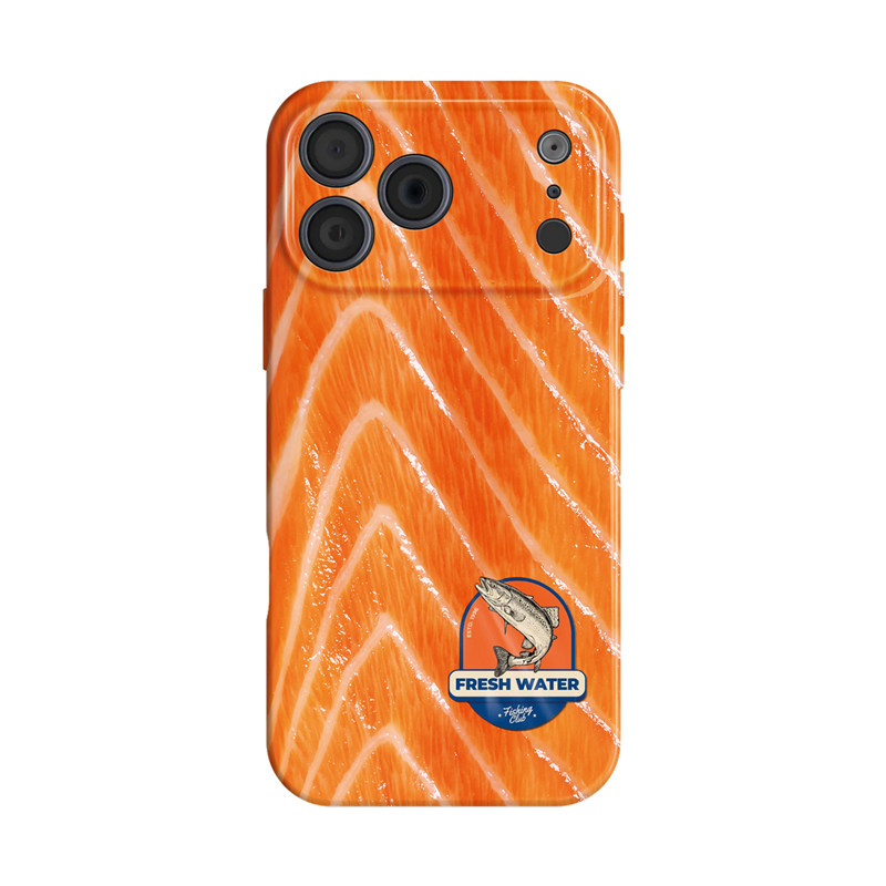 三文鱼~创意纹理ins适用iphone17promax手机壳苹果16华为nova14mate80小米15opporeno13个性vivox200一加ace6