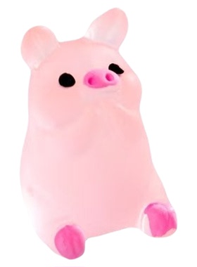 微景观夜光迷你小猪造景装饰摆件