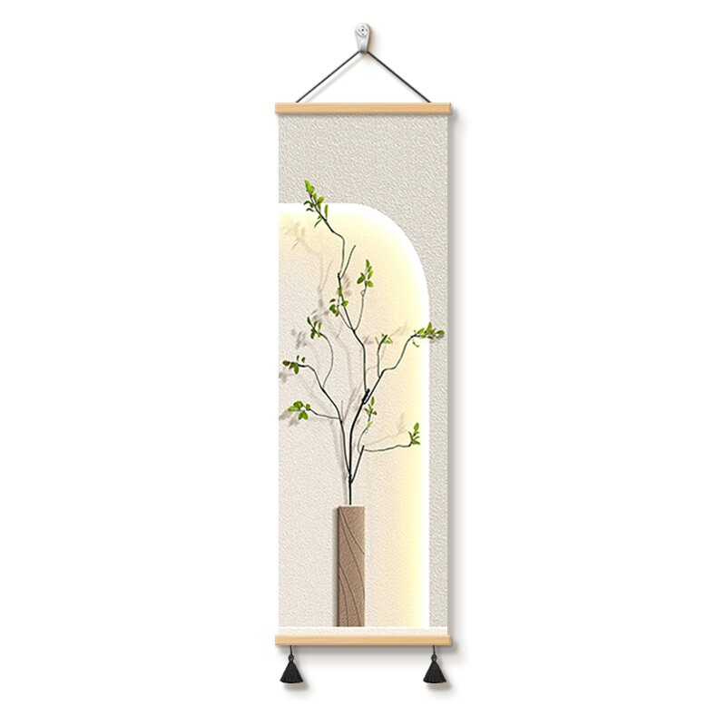 奶油风小清新绿植装饰画