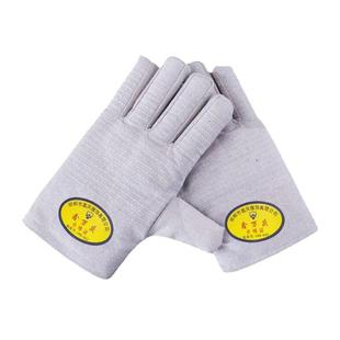 双层帆布手套劳保24道线耐磨加厚全衬工业工作电焊工防护用品防滑