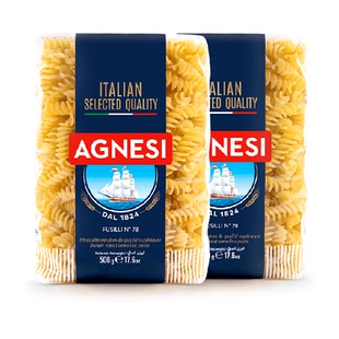 安尼斯78号螺旋意面2袋意大利产杜兰小麦低脂高蛋白儿童早餐西餐