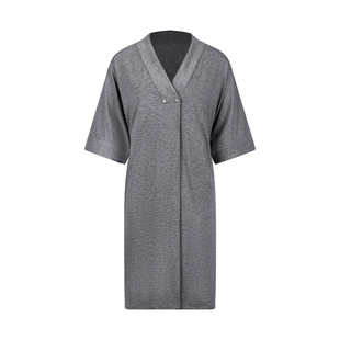 歌美姿天竹孕妇家居睡裙哺乳待产裙连衣裙短袖月子外穿夏季睡袍女