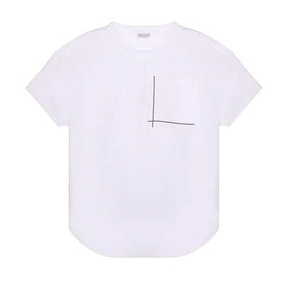 BC/Brunello Cucinelli 春夏新款女士短袖圆领T恤银泰百货 301574