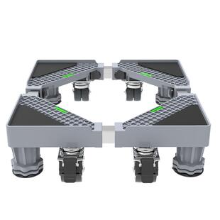 洗衣机底座冰箱脚架垫子托架全自动滚筒脚垫防滑防震垫高支架移动