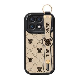 暴力熊适用redmi红米K60Pro手机壳K50防摔背带k70斜挎挂绳note13女12Turbo腕带12tpro高级K40S保护套Por软壳