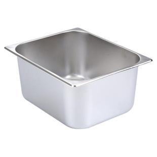 不锈钢份数盆盛菜盆餐车快餐盆带盖长方盒厨房装菜盆分数盆加热盆