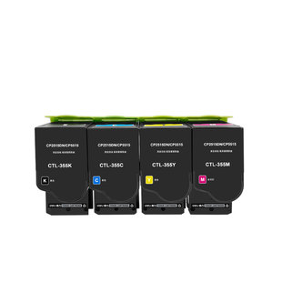 得力适用奔图CTL350H粉盒CM7115dn CP2510dn彩色打印机CM7100FDN墨盒CM7000 CP2500DN硒鼓CM5052DN墨粉CP5055