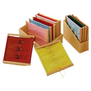 蒙氏衣饰教具蒙特梭利2-5岁系鞋带玩具纽扣拉链魔术贴儿童生活区