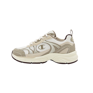 Champion冠军女鞋银色复古跑鞋2025冬季新款休闲鞋运动鞋男