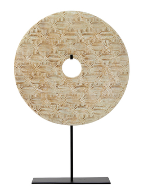 摆件工艺品玉璧玄关美丽华伦禅意