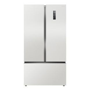 零嵌澳柯玛535L对开门家用冰箱白大容量冷冻藏内嵌入式