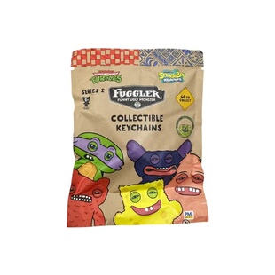 Fuggler放克牙宝萌牙怪兽二代盲盒摆件公仔潮玩盲袋挂件钥匙扣女