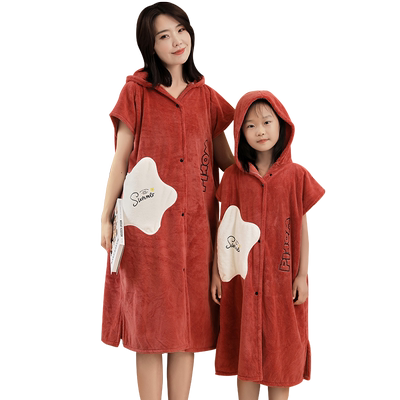 可穿可裹浴巾吸水不掉毛