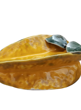 陶瓷招财道具客厅玄关杨桃摆件