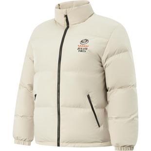 李宁航天动态保暖羽绒服男士官方新款反伍短款宽松冬季鸭绒运动服