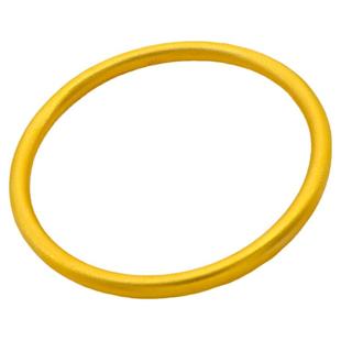 古法传承沙金手镯女款999仿真镀黄金色镯子素圈实心莲蓬挂坠手饰