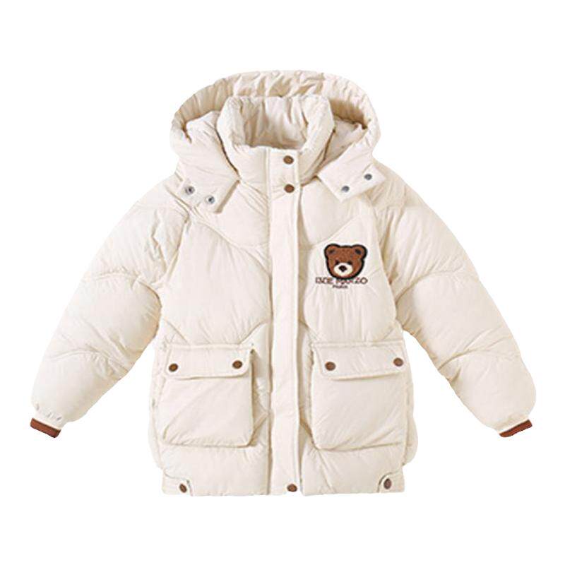 女童加绒加厚秋冬棉服外套棉衣
