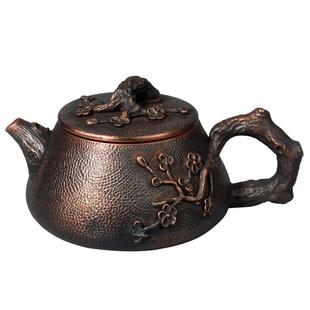 2025新款纯紫铜小铜壶纯手工加厚泡茶壶急需壶功夫茶具冲泡壶家用