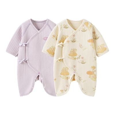 童泰婴儿连体衣纯棉保暖蝴蝶哈衣