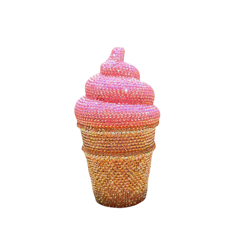 冰淇淋DIY贴钻礼物七彩雪糕礼品