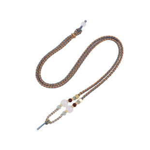 项链绳手工编织可调节绳子吊坠挂绳高档玉佩和田玉黄金手编挂脖绳