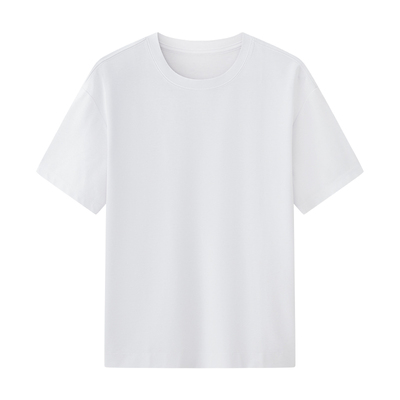 【含桑蚕丝】白小T臻丝凉感T恤