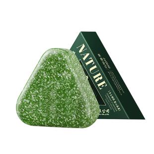 新疆乌斯曼草洗发皂侧柏叶草本固发防断发中药增密发洗头手工药皂