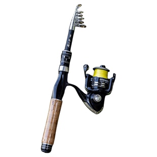 超短节路亚竿M便携可伸缩微物竿抛竿钓鱼竿儿童杆海竿路滑