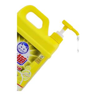白猫高效去油洗洁精2kg*8瓶大桶酒店商用餐饮批发可洗果蔬整箱装